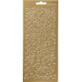 Stickers - guld - stjrnor - 10 x 23 cm