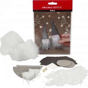 Mini DIY Kit - gr - Skandinavisk tomte