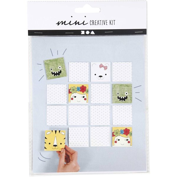 Mini DIY-sett Minnespill med tusjpenner Mini DIY-sett Minnespill med tusjpenner