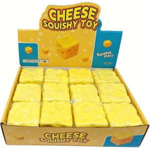 Squishy Cheese Langsomt Hævende 6,5 cm Squishy Cheese Langsomt Hævende 6,5 cm