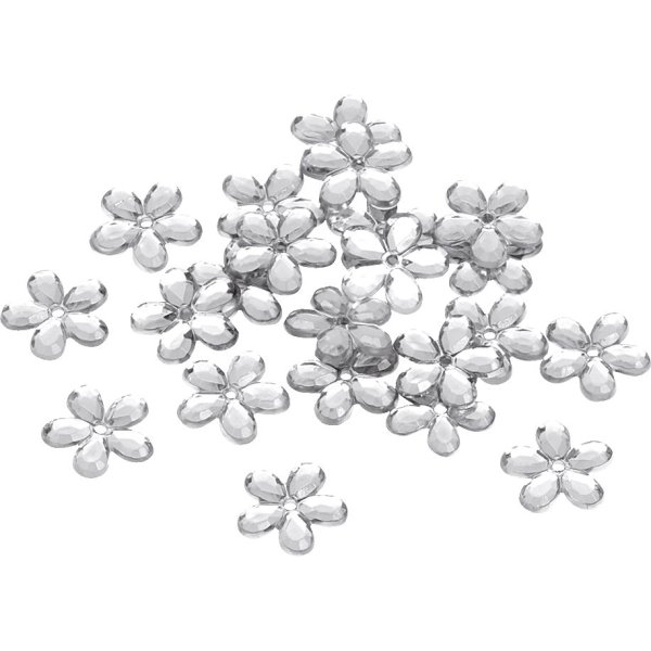Dekorationsspegelblommor 1,2 cm, 120 st