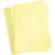 Farget papp - lys gul - A4 - 180 g - 100 ark