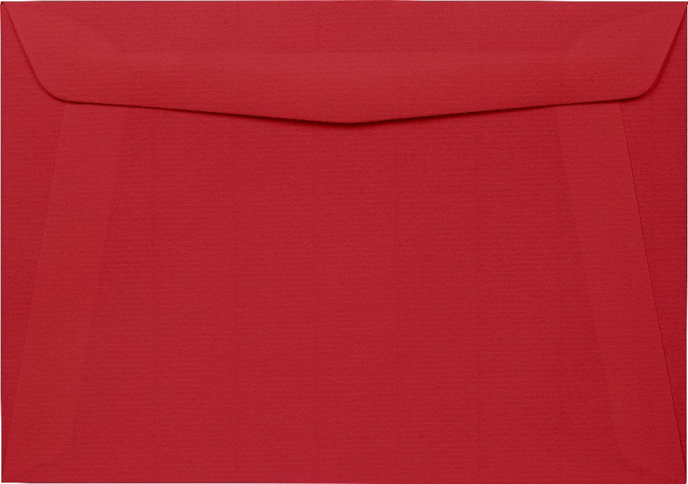 Papperix C5 Kuvert - 50-Pak - Rød - Kuvert 162x229 mm, Kuvert, Kort & kuvert, Scrapbooking, Håndværk
