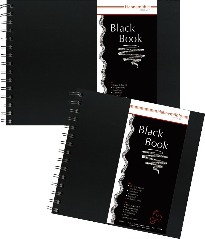 Sketchbook Hahnemühle Sort 250 g - A5 L - Tegneblok, Blok