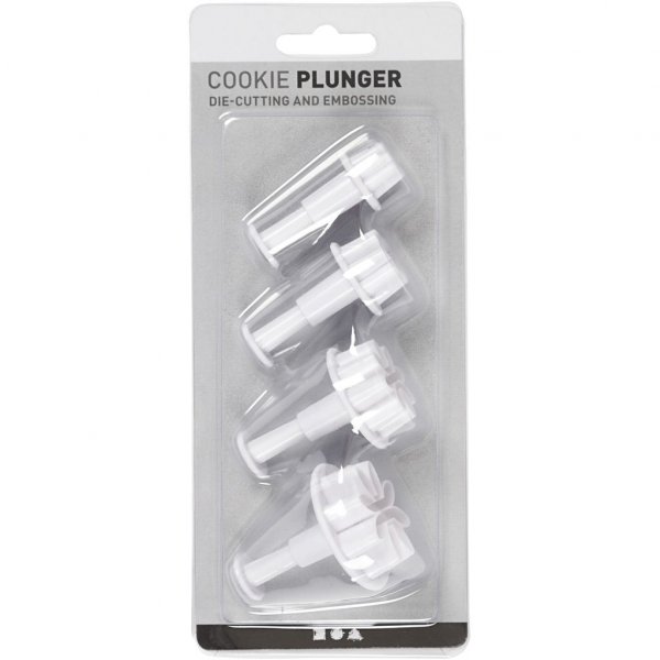 Utstickare med pr�gel - Blommor