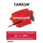Graduate Akryl & Oljeblock 290g 20 ark - A5