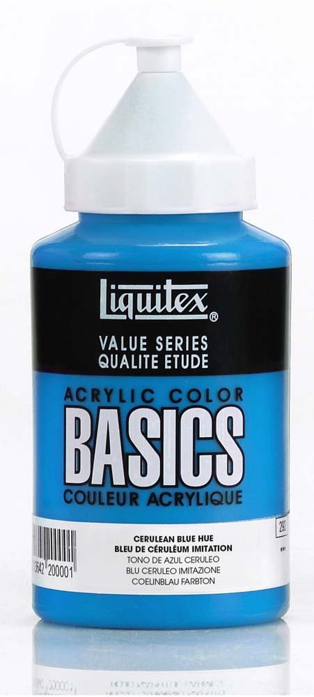 Akrylfärg Liquitex 400 ml - 470 Cerulean blue hue - Akrylfärger, Konstnärsfärger