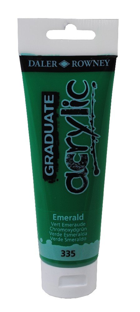 Akrylfärg Graduate 120 ml - Emerald Green - Akrylfärger, Konstnärsfärger