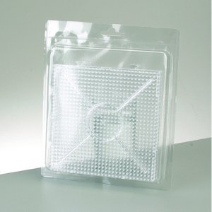 Foto Pearls® perleplate 15 x 15 cm - gjennomsiktig 2 stk. for 900 edelstener