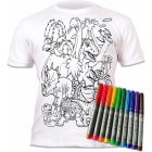 Frglgg din T-shirt - Dinosaurier - 9-11 r