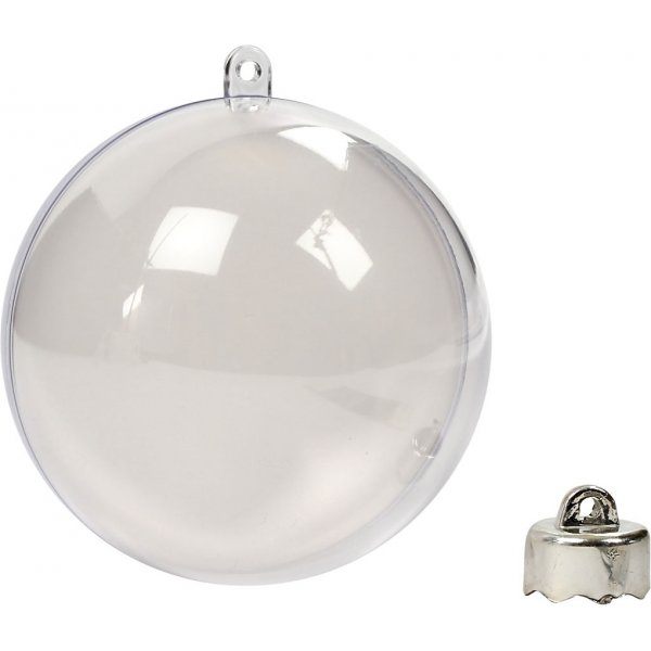 Deko-kula - transparent - Ø8 cm - 5 st Deko-kula - transparent - Ø8 cm - 5 st