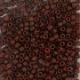 Rocaillep�rlor matt frozen Mocca 3 mm 25 g