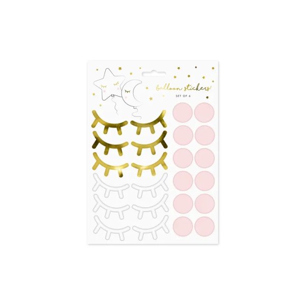 Party stickers Little Star ögon och kinder mix - 12 par Party stickers Little Star ögon och kinder mix - 12 par