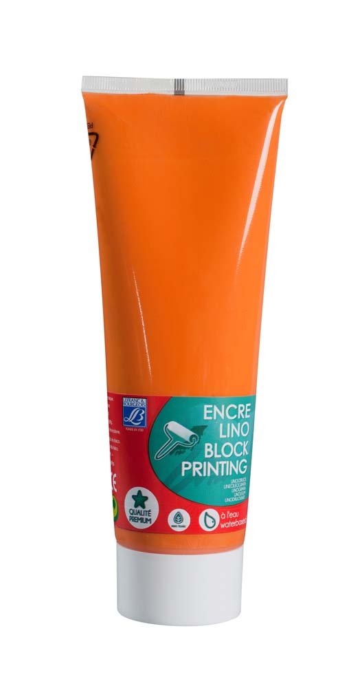 Linoleumsfarve L&B - Orange - Linoleumtryk, Print & printfarve
