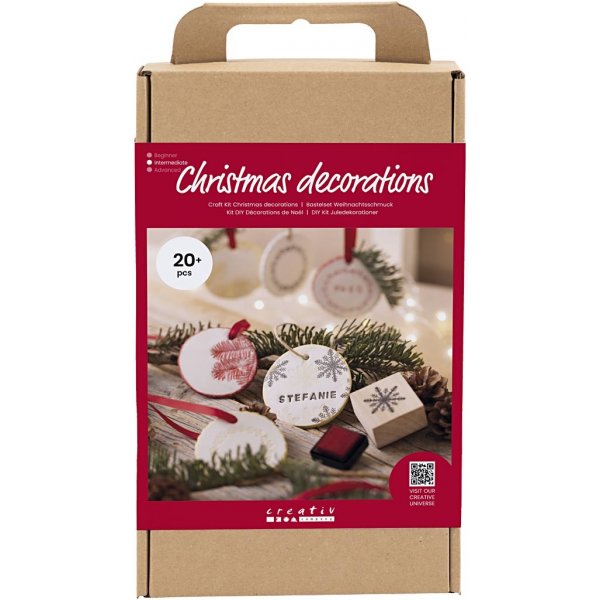 DIY Kit Juldekorationer - Självhärdande lera DIY Kit Juldekorationer - Självhärdande lera