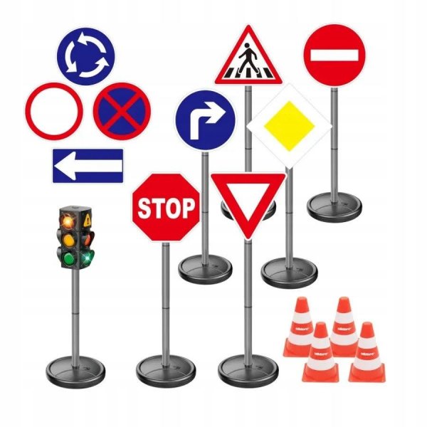 Trafikskyltar set XXL 20 delar - Alldoro Trafikskyltar set XXL 20 delar - Alldoro