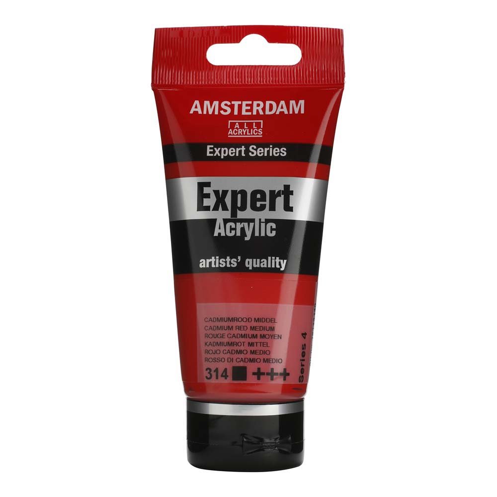 Amsterdam Acrylic Expert - 75 ml-Cadmium rødt medium - Akrylfarver, Kunstnerfarver