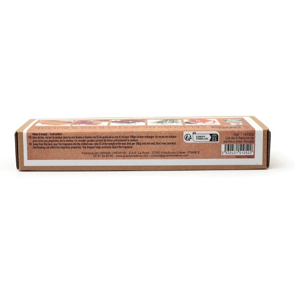 Doftset för ljus 5 x 27 ml med pipett Doftset för ljus 5 x 27 ml med pipett