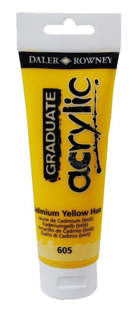 Akrylfärg Graduate 120 ml - Cadmium Yellow - Akrylfärger, Konstnärsfärger
