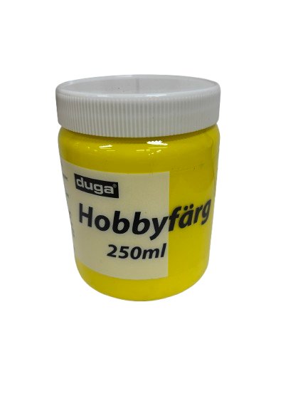 F�rg Hobby akryl 250ml -Gul