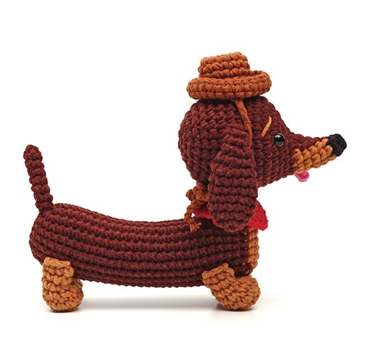 Amigurumi-kit för tax, 18 cm Amigurumi-kit för tax, 18 cm