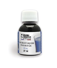 Färgvätska för ljus 27 ml - blå Färgvätska för ljus 27 ml - blå