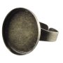 Rund ring för smyckestillverkning 20 mm i brons Rund ring för smyckestillverkning 20 mm i brons