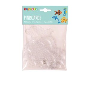 Pärlplattor Havsdjur 4-pack - Transparenta former Pärlplattor Havsdjur 4-pack - Transparenta former