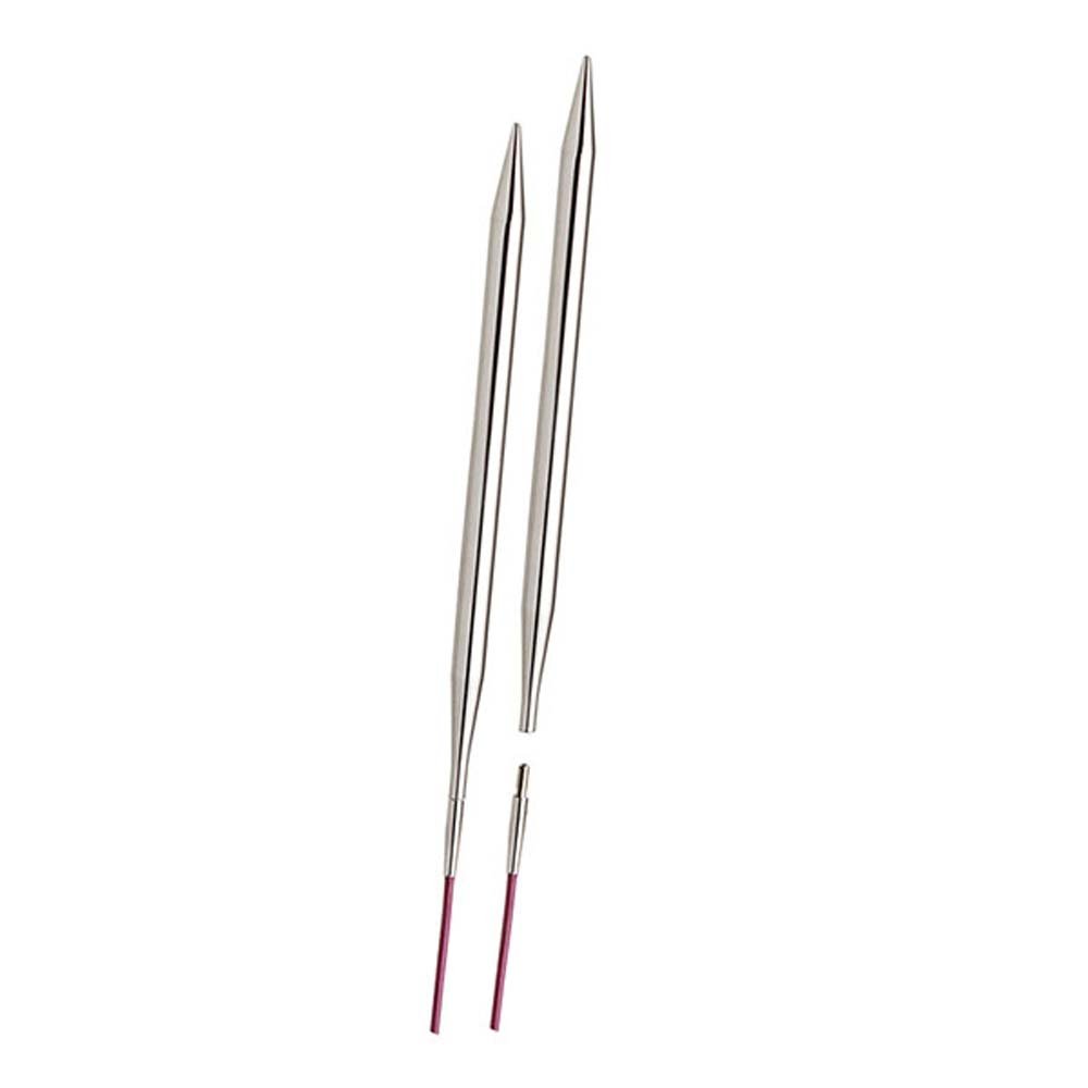 Endepinde Nova Metal - Standard/3,25 mm - Endepinde, Strikkepinde, Strikning, Strikke, hækle, knytte og væve