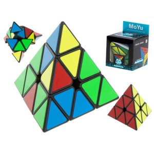 Pusselkub Pyramid 3x3 10 cm Svart MoYu