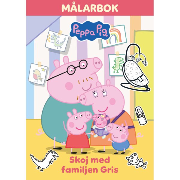 Moro med grisfamilien - fargeleggingsbok med Greta og Georg