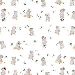 Vaxduk med Capiclaral motiv