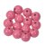 Treperler 10 mm - lys rosa 53 stk. hulldiameter 2,5 mm