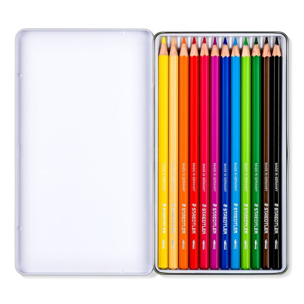 F�rgpennor Staedtler 146C 12 st Sorterade - Metalletui