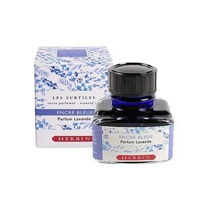 Blæk med duft 30 ml - Blå (lavendel) - Tusch & Blæk, Kunstnerfarver