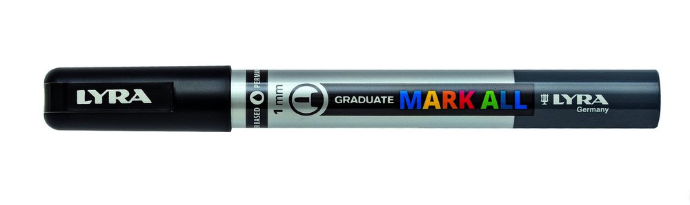 Mark All 1 mm Black - Lyra Mark All, Markers, Penner, Penner, fargestifter og blekk