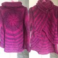Kundbild DROPS Brushed Alpaca Silk garn - 25g - Cerise (18): Ljuvligt garn att sticka med,...