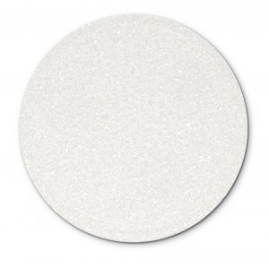 Glitterpapp 50x70 cm - Hvit