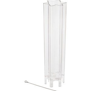 Stj�rnformad ljusform 5,5 x 20 cm