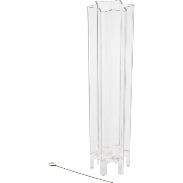 Stj�rnformad ljusform 5,5 x 20 cm