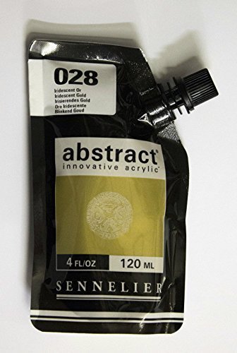 Akrylfärg Sennelier Abstract 120ml - Iridescent Gold (028) - Akrylfärger, Konstnärsfärger