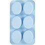 Silikonform 7,7 x 6 x 2,4 cm 6 x 100 ml - Næringsmiddelgodkjent Silikonform 7,7 x 6 x 2,4 cm 6 x 100 ml - Næringsmiddelgodkjent