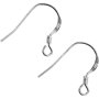 Ørekroker 14 mm sølv 10 stk Ørekroker 14 mm sølv 10 stk
