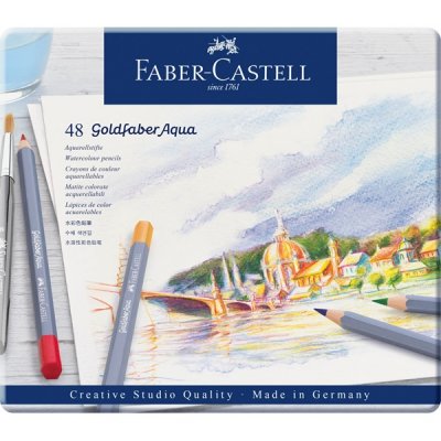 Akvarellblyantsett Goldfaber Aqua - 48 penner