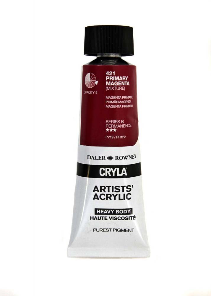 Akrylfärg Cryla 75ml - Primary Magenta - Akrylfärger, Konstnärsfärger