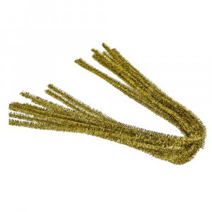 Piprensare ø 8 mm / 50 cm - guld 10-pack Piprensare ø 8 mm / 50 cm - guld 10-pack