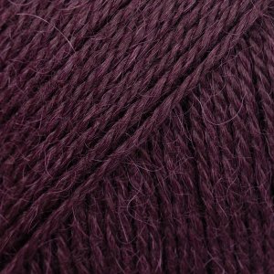 DROPS Alpaca Uni Colour garn 50g - M�rk druva (9044)