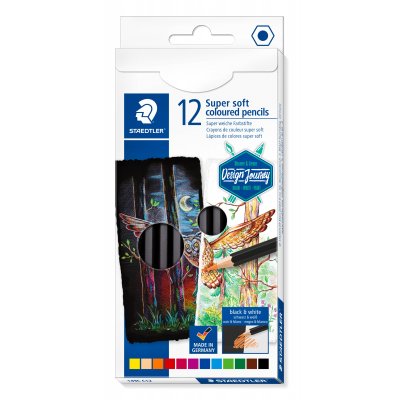 Design Journey Super blde farveblyanter - 12 blyanter