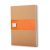 Cahier Journal XL Linjerad Soft cover - Kraftbrun