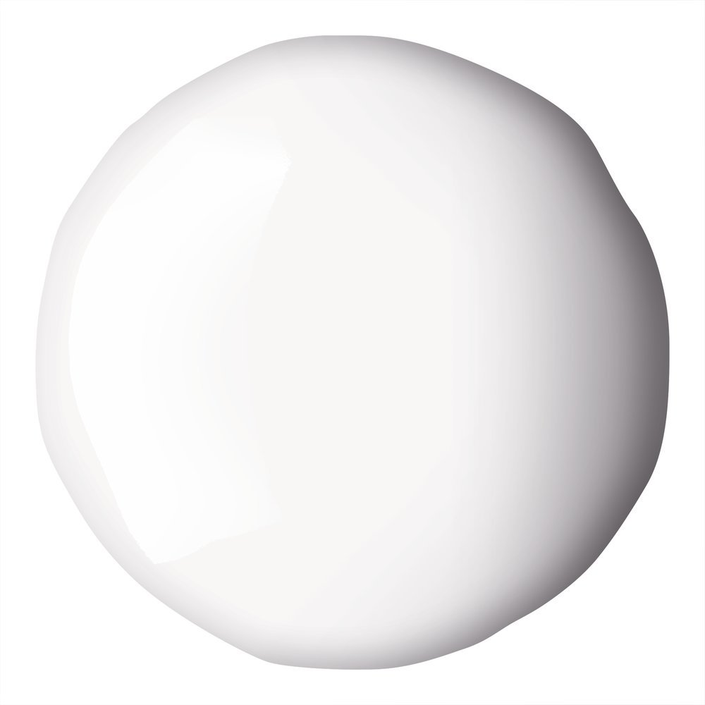 Akrylfärg - Liquitex Basics Fluid - 250ml - Titanium White - Akrylfärger, Konstnärsfärger